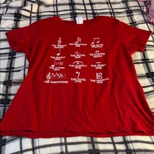 Port and Company Red Short Sleeve Tee